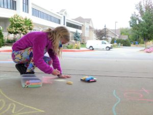 Birthday Party Chalks One Up for Gratitude